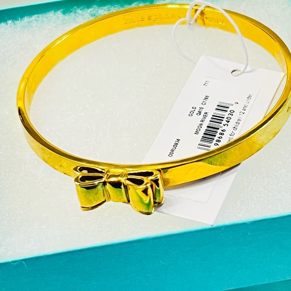 Kate Spade Gold Bow Accent Bangle - Picture 1 of 6